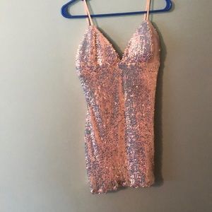 Sequin mini dress